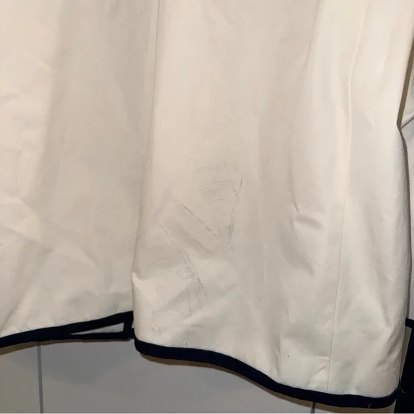 Lauren Ralph Lauren White Professional Jacket with Black Trim - Picture 4 of 8